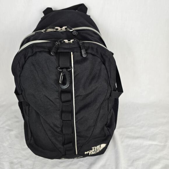 The North Face Mainframe Backpack Black White Logo - Picture 16 of 16